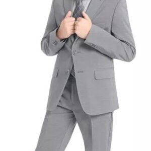 Kenneth Cole Reaction Boys Dress Suit - Grey Size 12-R